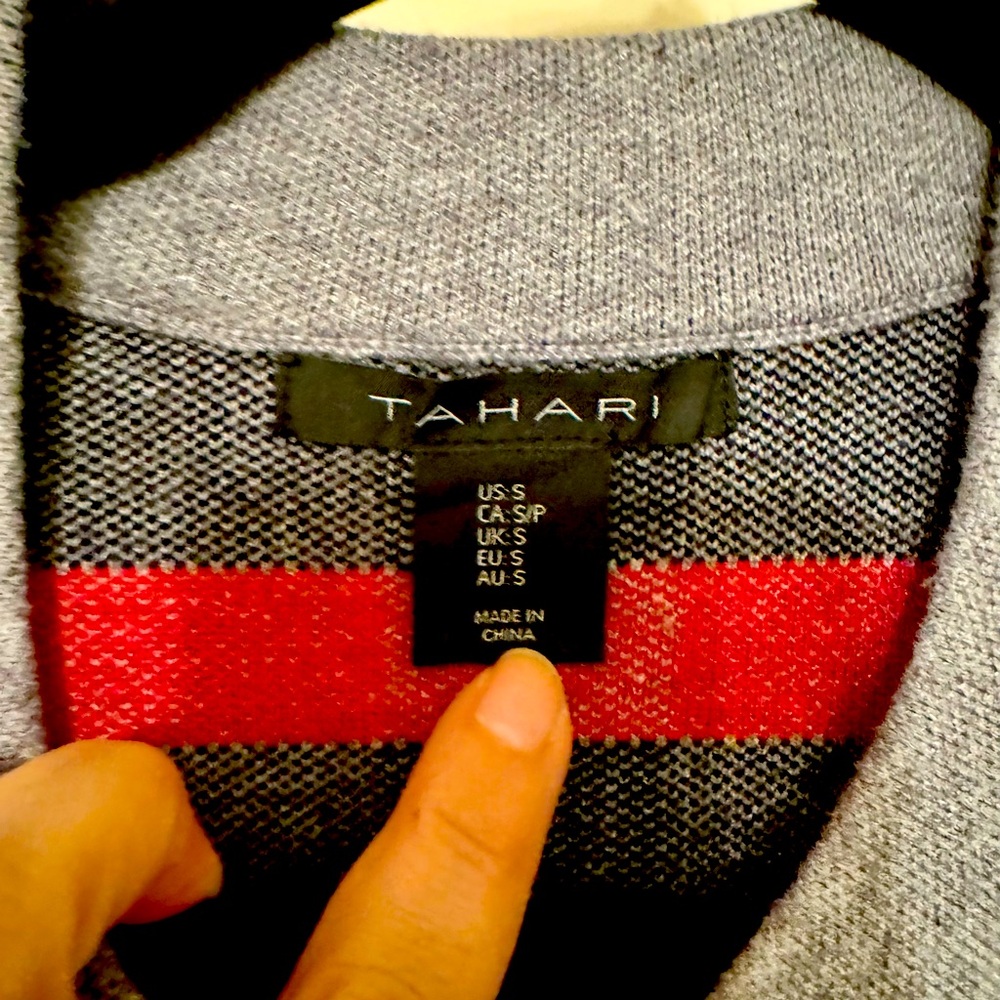 Tahari Sweater Coat